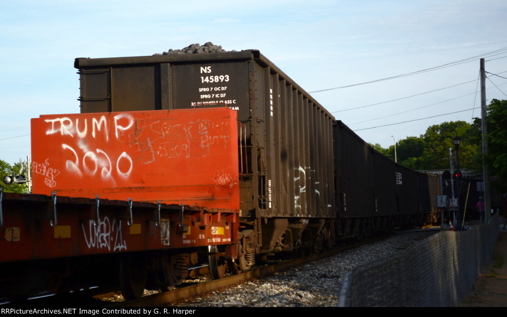 NS 145893 is the first of several loads of coke which the CSX will deliver to U.S. Pipe at some point.